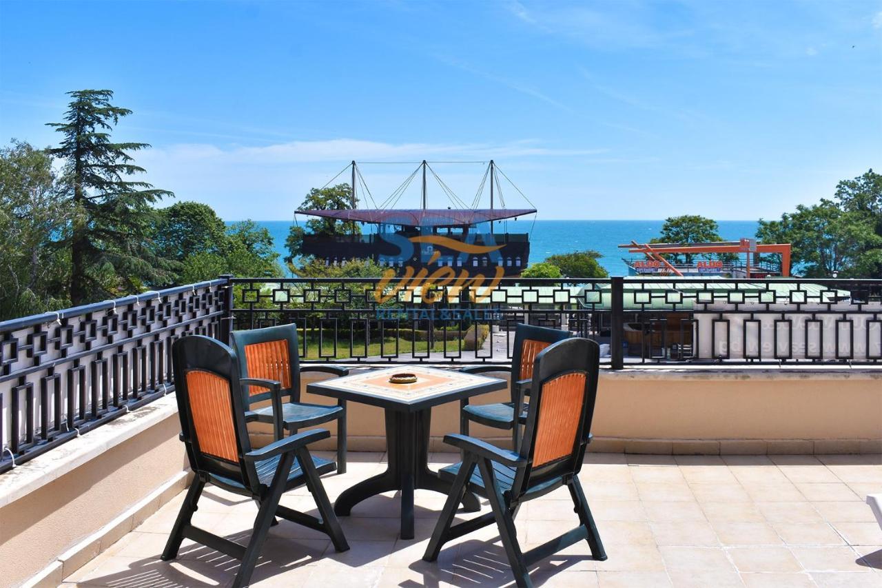 Sea View Rental Front Beach Golden Sands Exteriör bild
